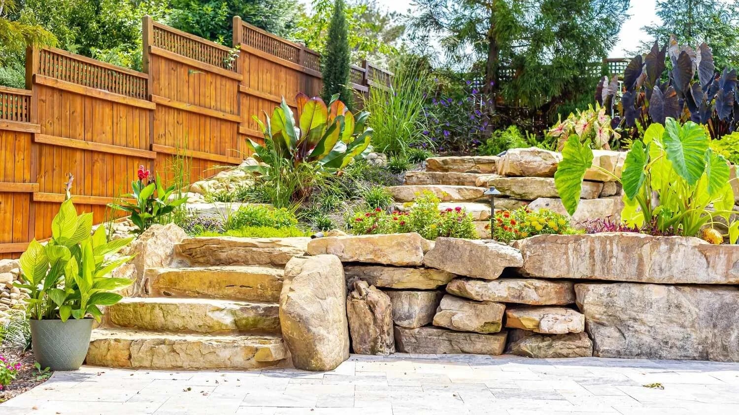 Retaining Wall Installation in Windham project 8